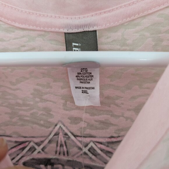 Vintage Daytona Bike Week 2011 70th Pink Short Sleeved T Shirt Size 2XL NWT Y2K - Picture 4 of 6